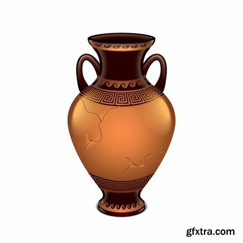 Amphora of vase vessel capacity 25 EPS