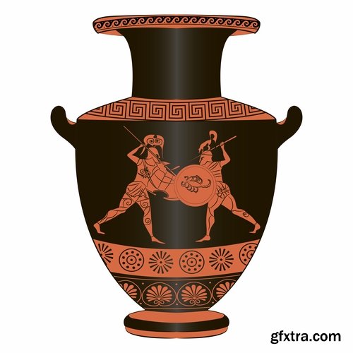 Amphora of vase vessel capacity 25 EPS