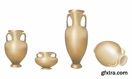 Amphora of vase vessel capacity 25 EPS