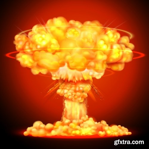 Nuclear explosion radiation flash 25 EPS