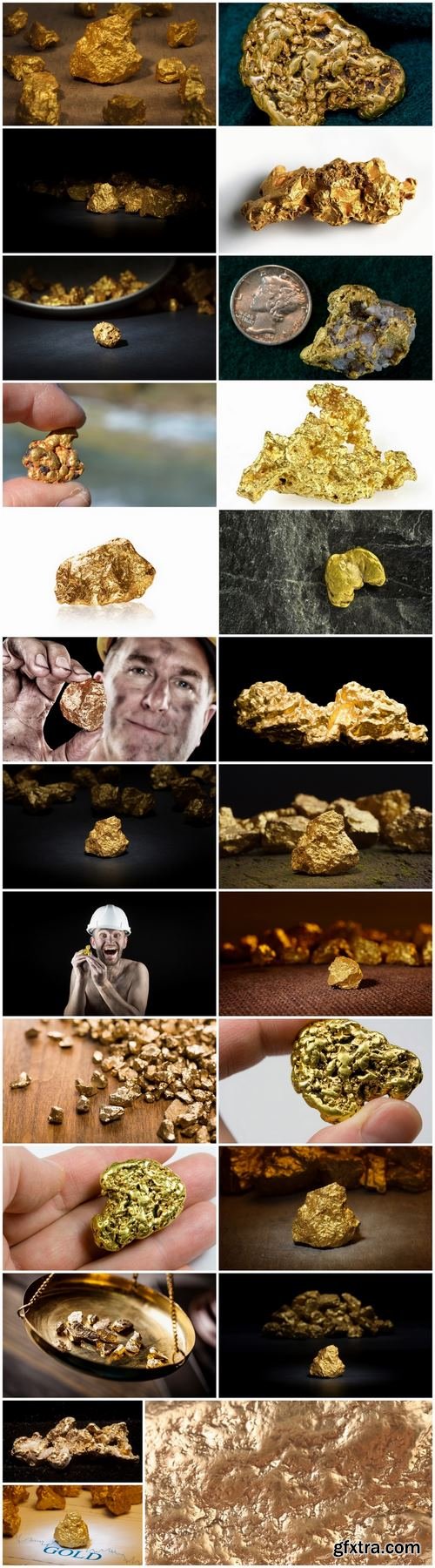 Gold nugget gemstone metal 25 HQ Jpeg