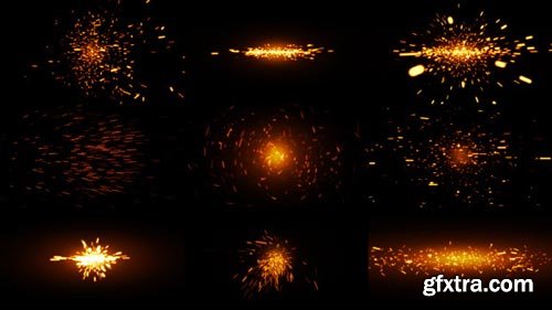 Videohive - Particle Explosions Collection - 11239391