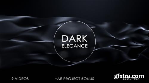 Videohive - Dark Elegant Motion Backgrounds - 18565161