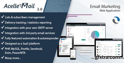CodeCanyon - Acelle v3.0.16 - Email Marketing Web Application - 17796082 - NULLED