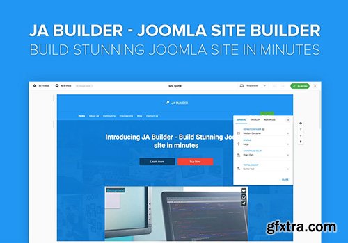 JoomlArt - JA Builder v1.1.5 - Joomla Site Builder