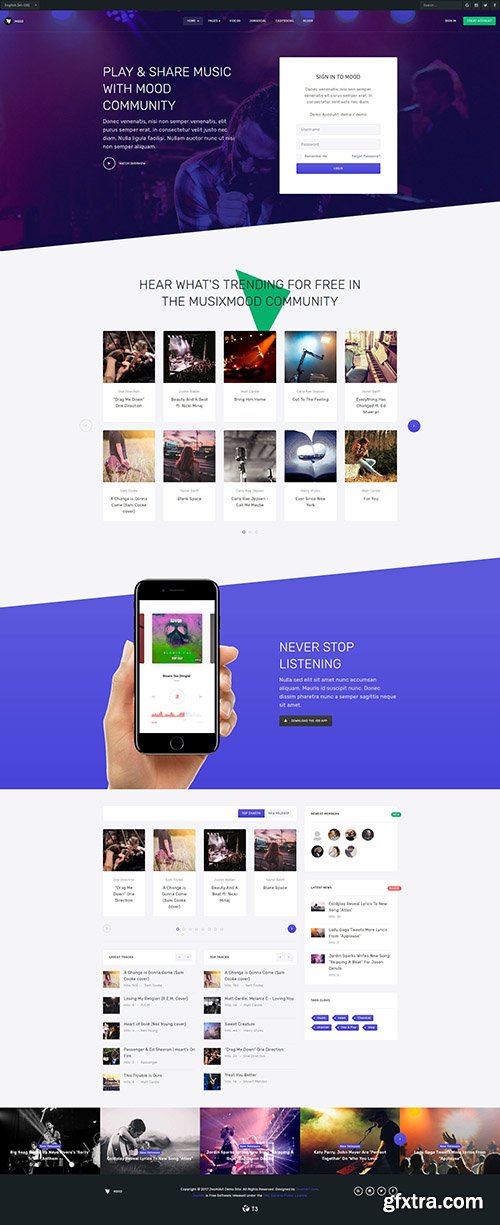 JoomlArt - JA Mood v1.0.5 - Community and Social Joomla Template