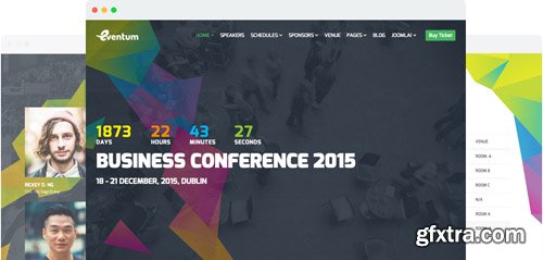 JoomShaper - Eventum v2.0 - Responsive Event & Conference Joomla Template