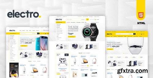 ThemeForest - Electro v1.0.0 - Electronics eCommerce HTML Template - 16070524