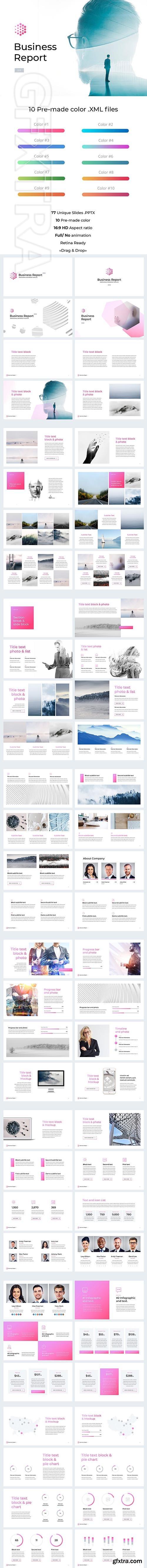 CreativeMarket - Business Report 2,0 for PowerPoint 2684014