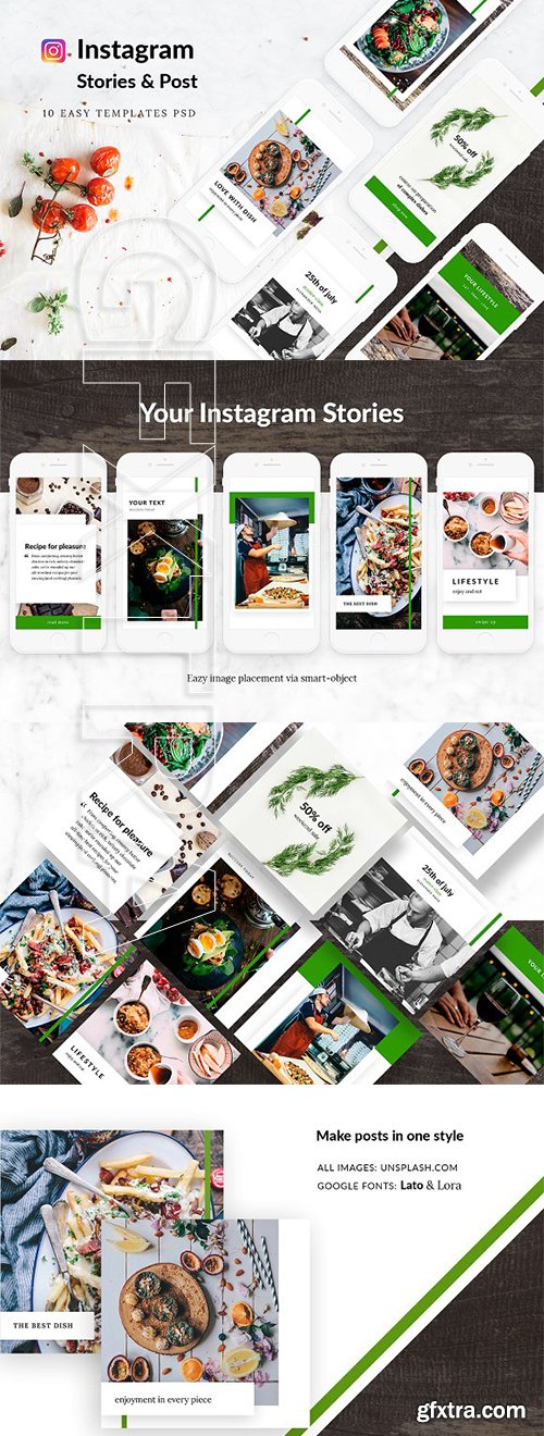 Food - social media template