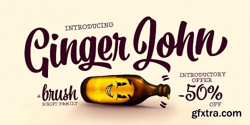 Ginger John Font Family - 4 Fonts