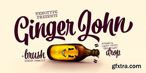 Ginger John Font Family - 4 Fonts