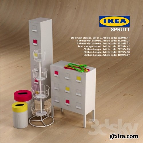 SPRUTT IKEA 3d Model