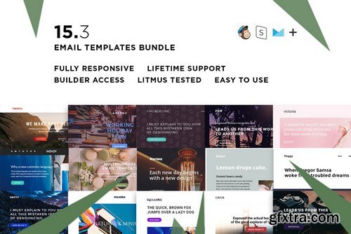 CM - 15 Email templates bundle III 2401185