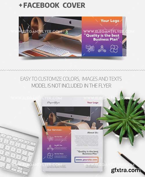 Business Agency V7 2018 Flyer PSD Template