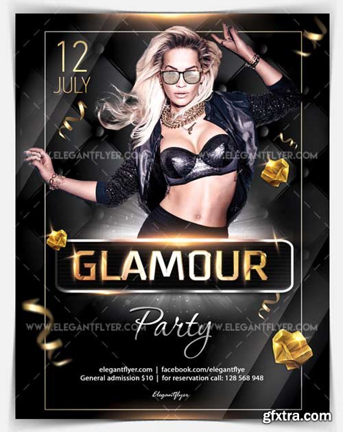 Glamour Party V18 2018 Flyer PSD Template