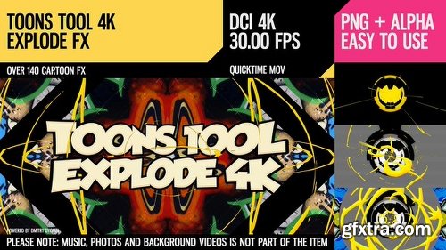 Videohive Toons Tool 4K (Explode FX) 21100289