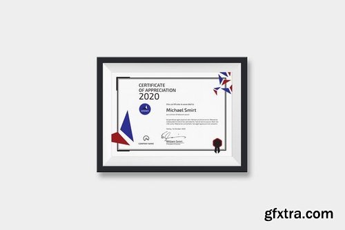 Landscape Modern Certificate