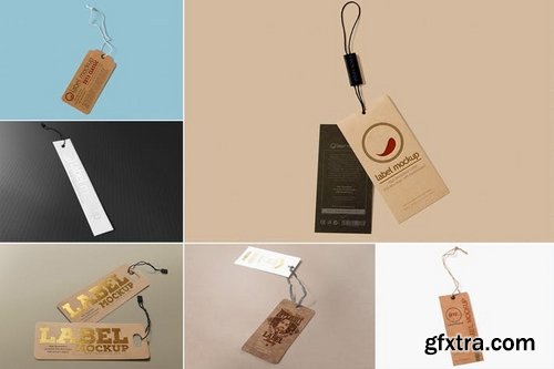 Label Tag Mockups