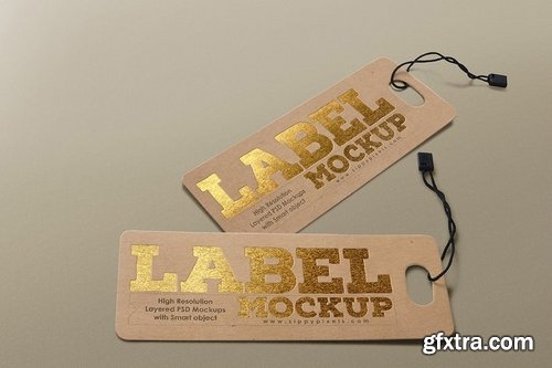 Label Tag Mockups