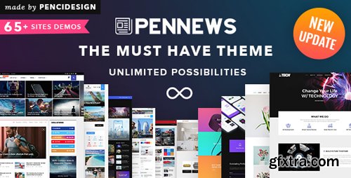 ThemeForest - PenNews v5.0 - News/ Magazine/ Business/ Portfolio/ Landing AMP WordPress Theme - 20822517