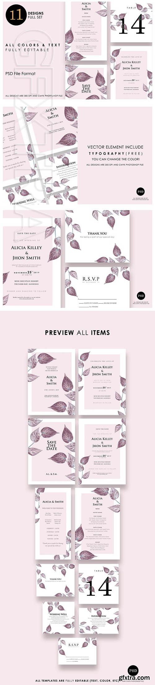 Samila Wedding Invitation Suite