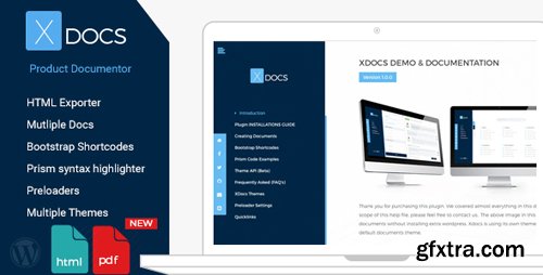 CodeCanyon - X Docs v1.0.5 - Wordpress Product Documentation Creator - 16986295