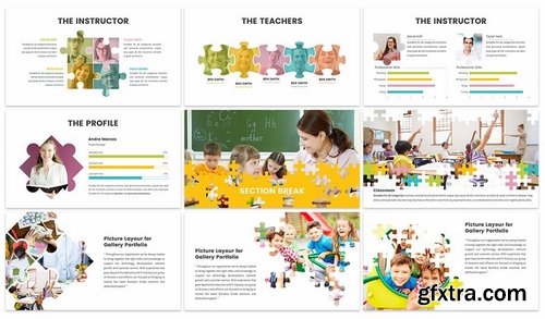 Puzzle - Education Powerpoint Template