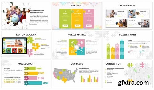 Puzzle - Education Powerpoint Template