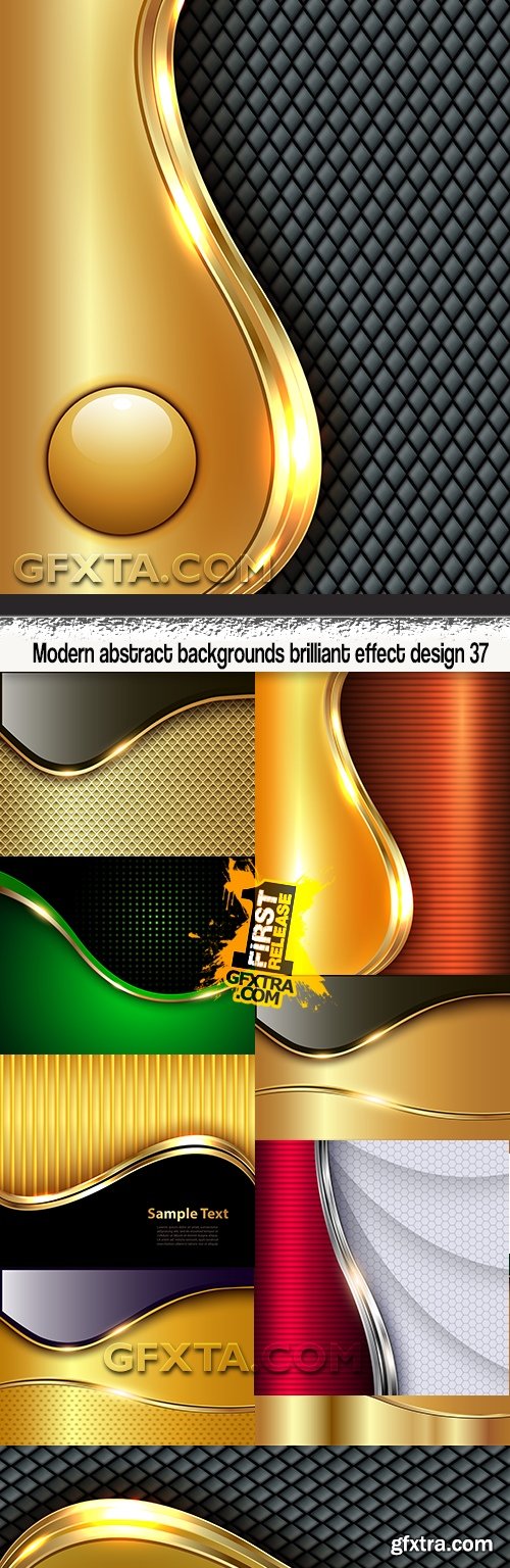 Modern abstract backgrounds brilliant effect design 37