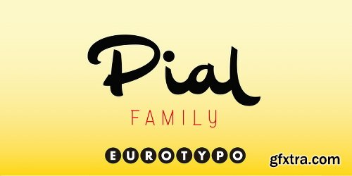 Pial Family - 6 Fonts