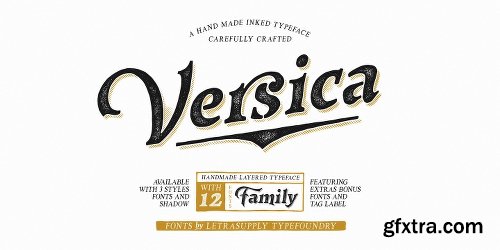 Versica Family - 12 Fonts