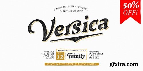 Versica Family - 12 Fonts