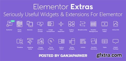 Elementor Extras v1.9.11 - Seriously Useful Widgets & Extensions For Elementor - NULLED