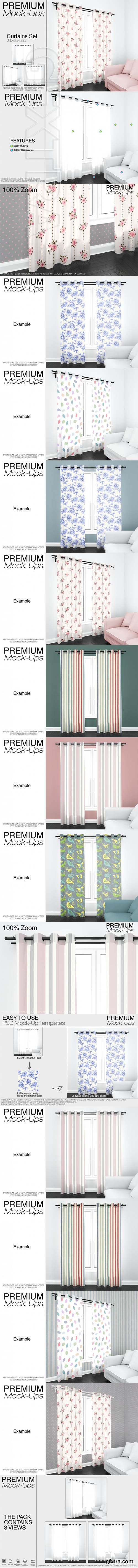 Curtains Mockup Set