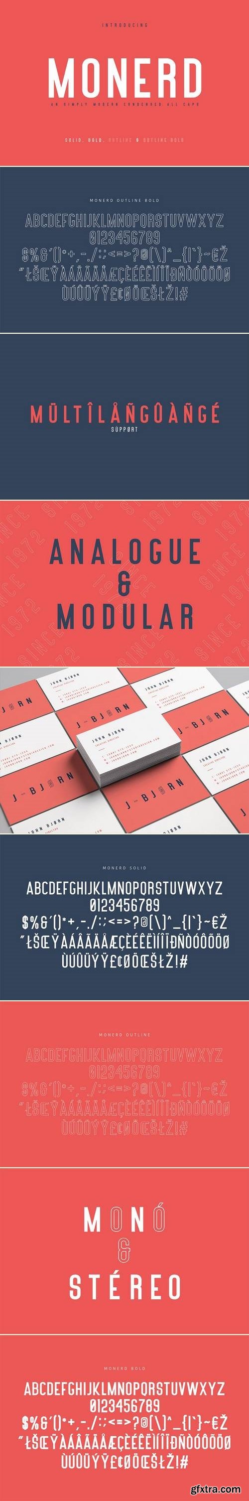 Monerd - Simply Sans Serif