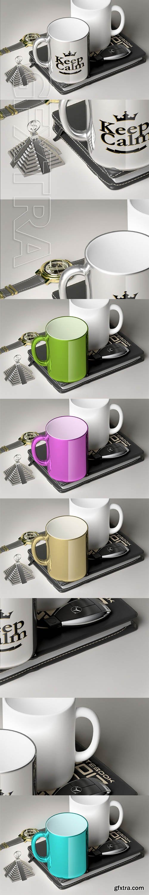 Chromed Luxury Mug - Mockup