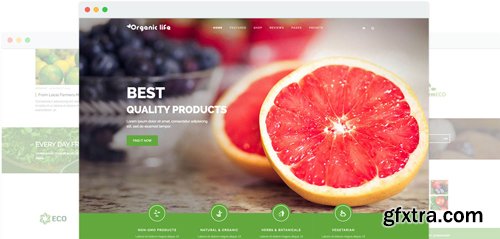 JoomShaper - Organic Life v1.9 - Eco-Friendly Businesses & e-Commerce Joomla Template