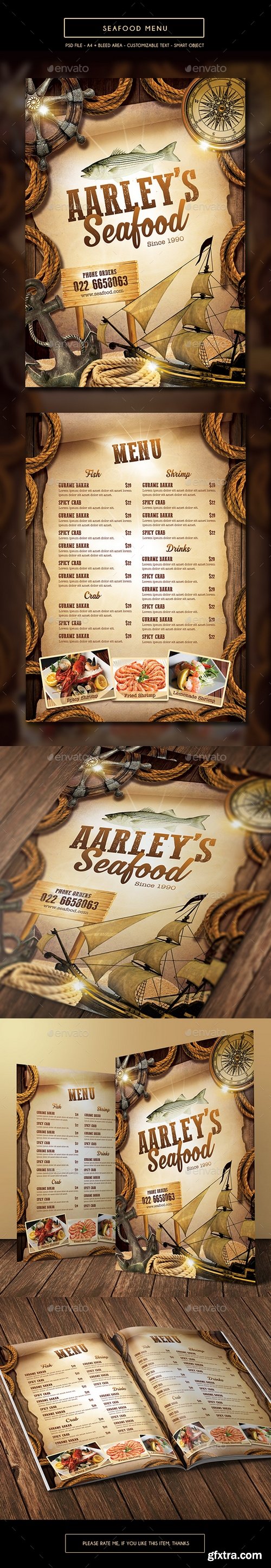 Graphicriver - Seafood Menu Template 15723952