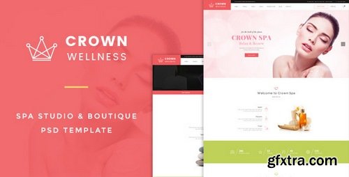 ThemeForest - Crown Wellness : Spa PSD Template 15162510