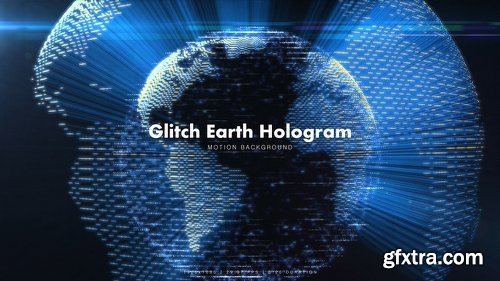 Videohive Glitch Earth Hologram 7 9866395