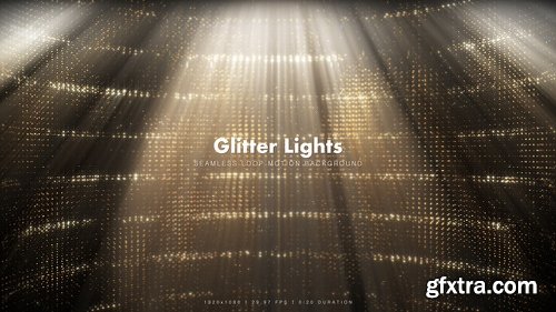 Videohive Golden Glitter Lights 2 10522469