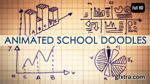 Videohive Pen Doodles - School Pack 15785820