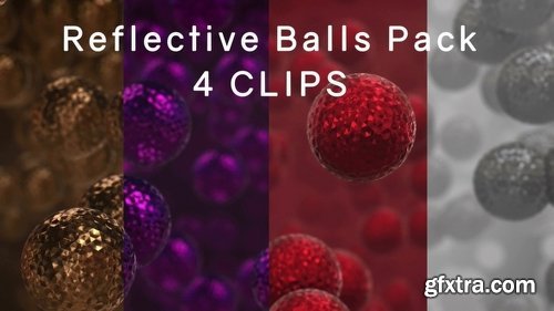 Videohive Reflective Balls Pack 21538026