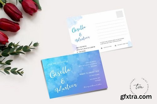 Wedding Invitation & RSVP cards