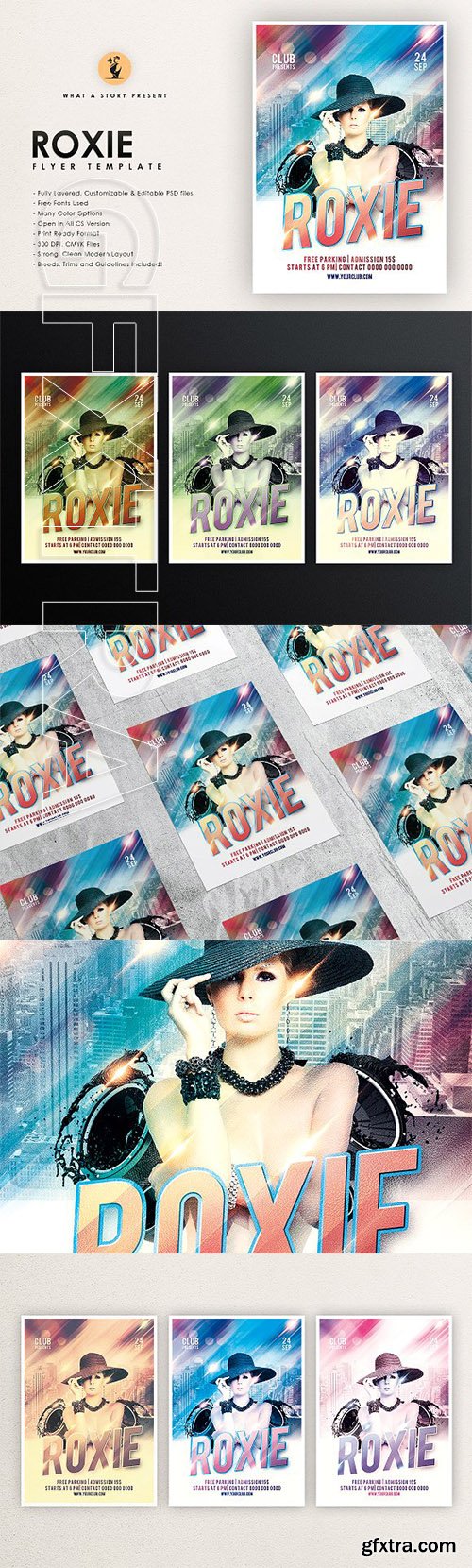 CreativeMarket - Roxie Flyer 2708700