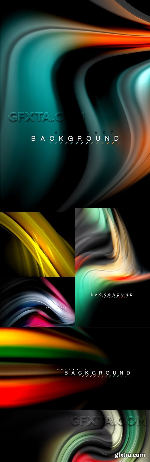 Modern abstract backgrounds decorative design 37