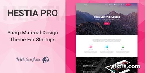 ThemeForest - Hestia Pro v1.1.81 - Sharp Material Design Theme For Startups - 18615123