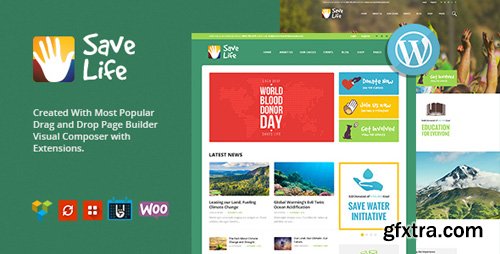 ThemeForest - Save Life v1.2 - Non-Profit, Charity & Donations WordPress Theme - 19561594