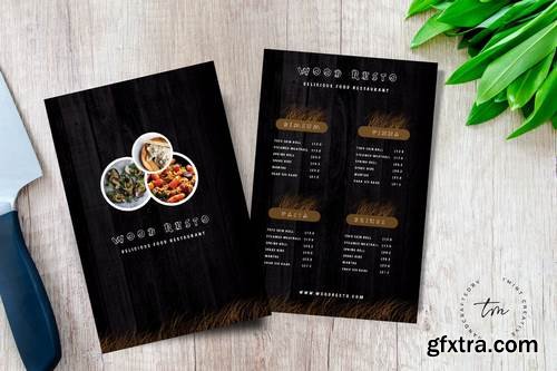 Black Restaurant Menu